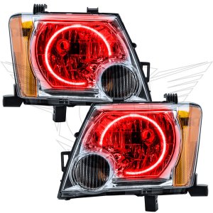 Nissan Xterra Headlight Halo Kit - ORACLE Lighting - LED - Red - `05-`14